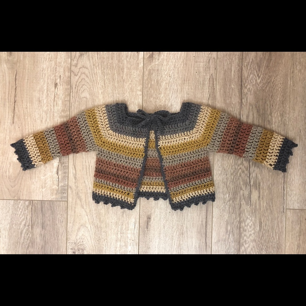Fall Crochet Baby Sweater